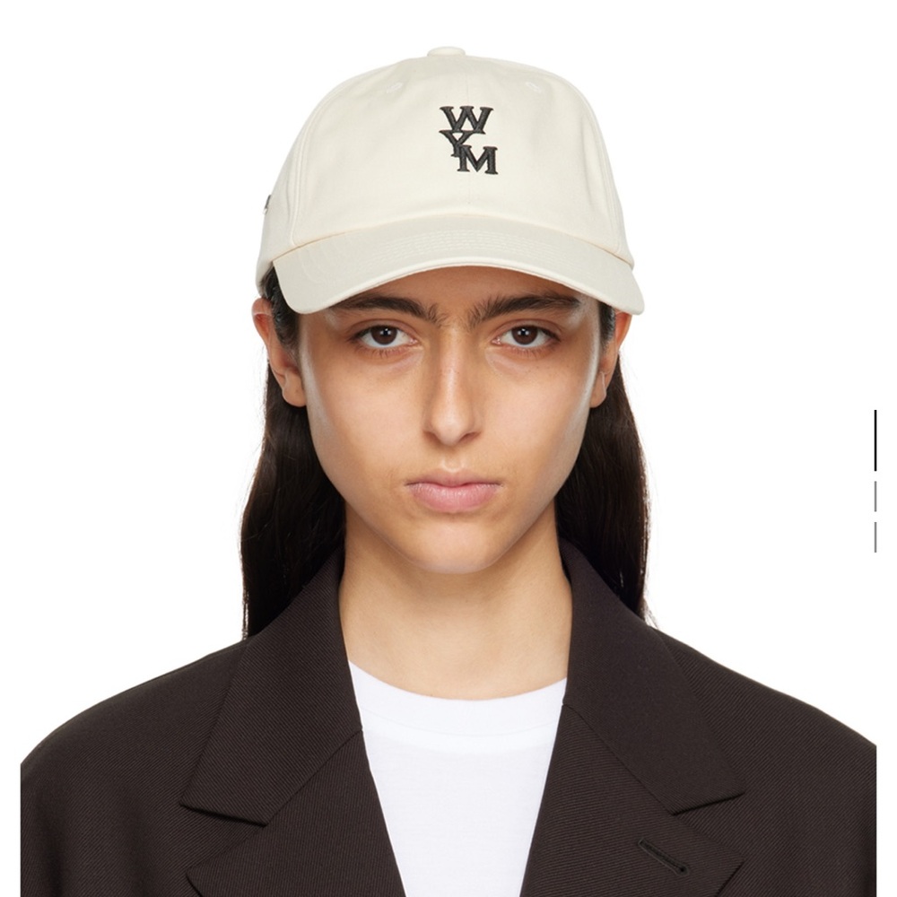 Wooyoungmi off-white logo cap